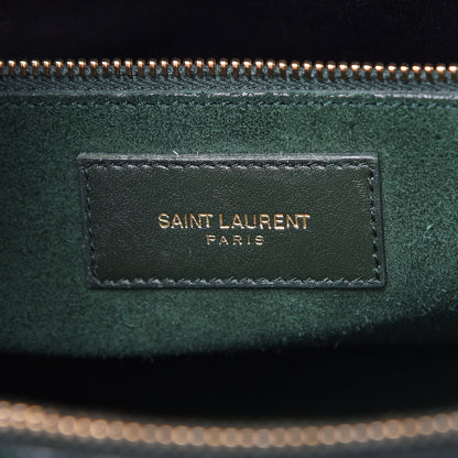Saint Laurent Calfskin Small Sac De Jour Dark Green 5 of 17