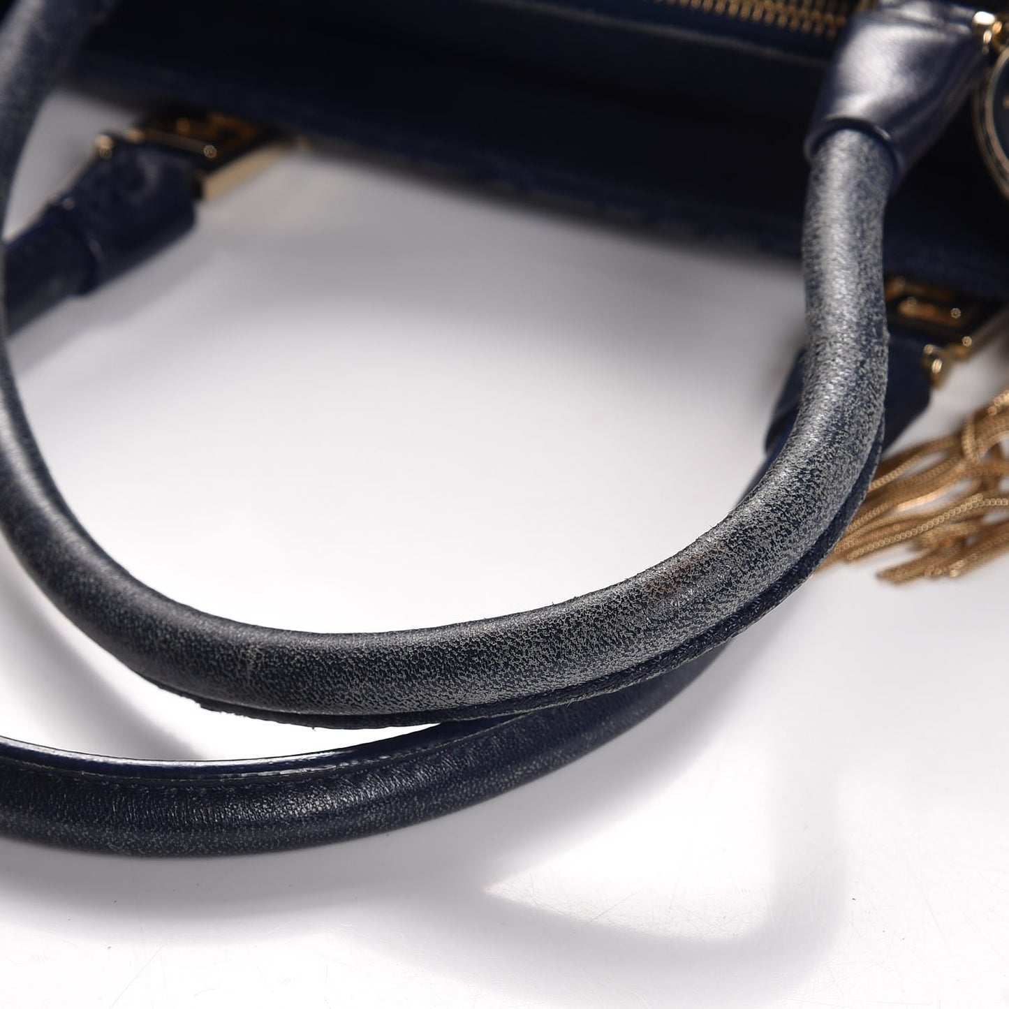 Barocco Quilted Nappa Elettra Vanitas Tote Navy