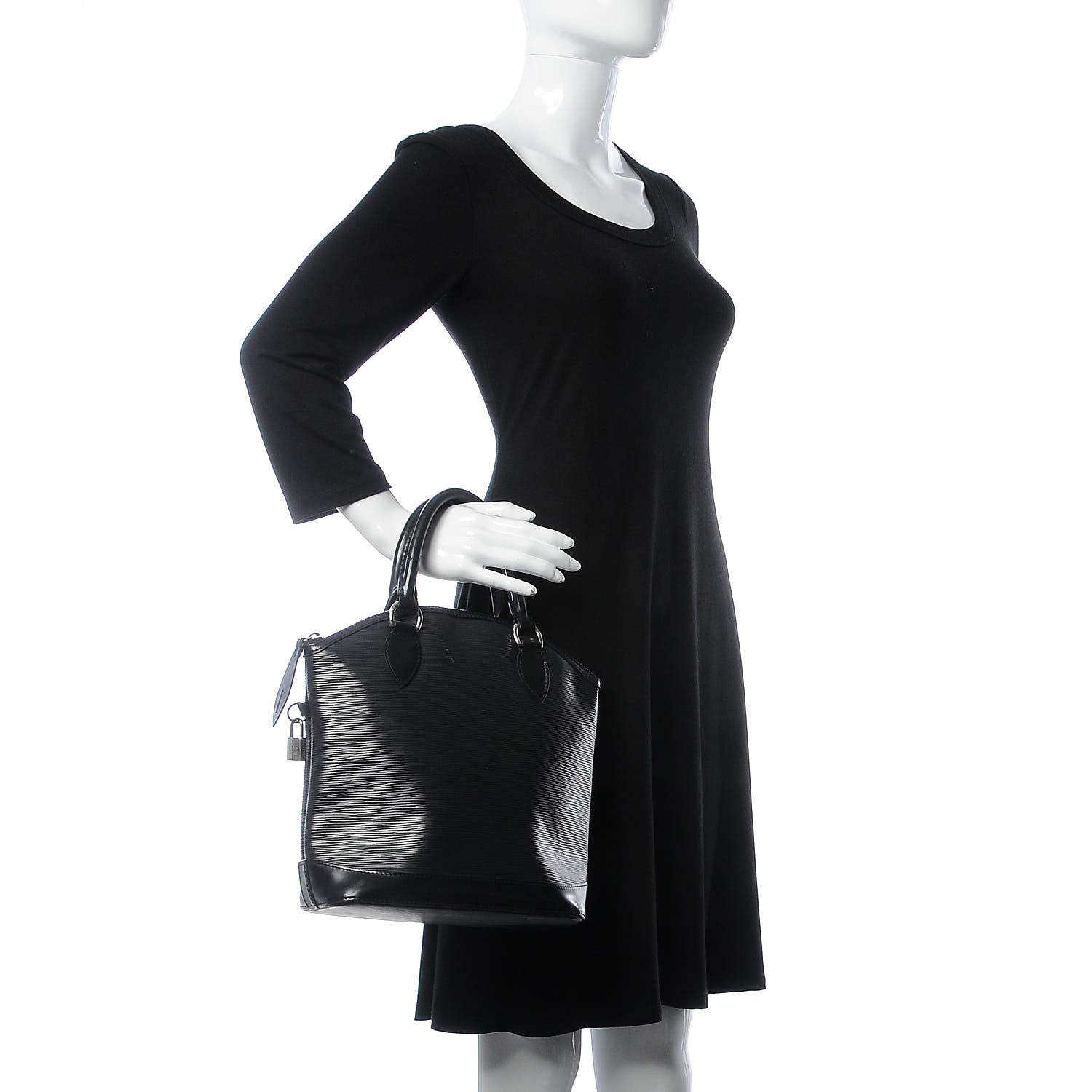 Louis Vuitton Epi Lockit Black 2 of 11