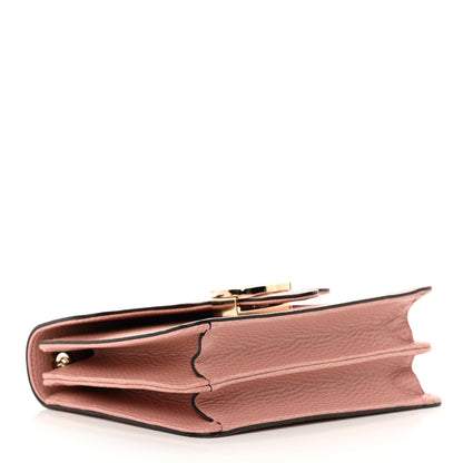 Gucci Dollar Calfskin Small Interlocking G Shoulder Bag Soft Pink 8 of 14