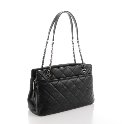 Chanel Caviar CC Timeless Tote Black 3 of 7