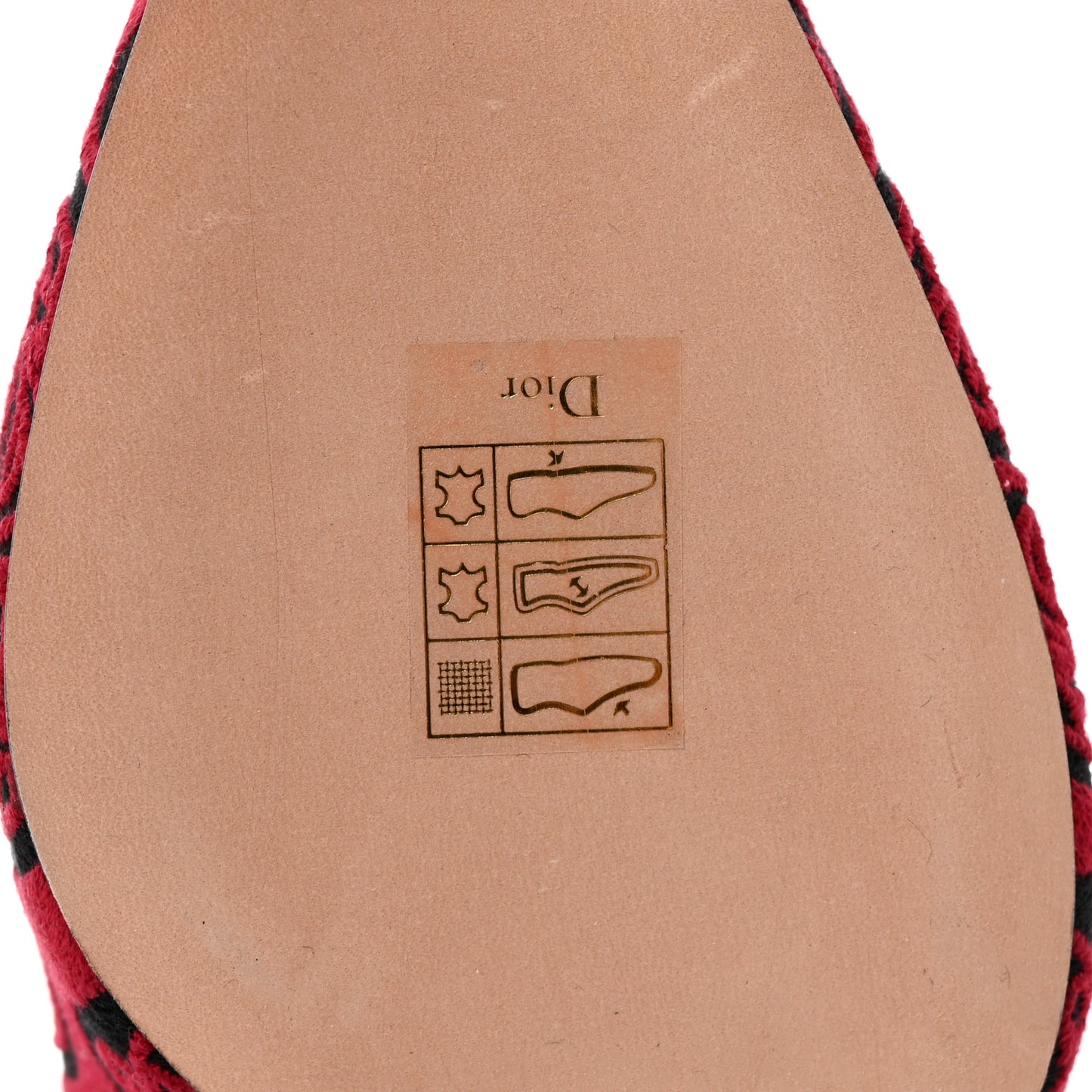 Canvas Bandana Ribbon Embroidered J'Adior Slingback 100mm Pumps 37.5 Black Red