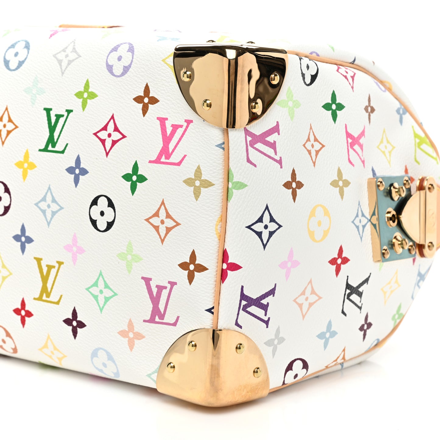 Monogram Multicolor Speedy 30 White