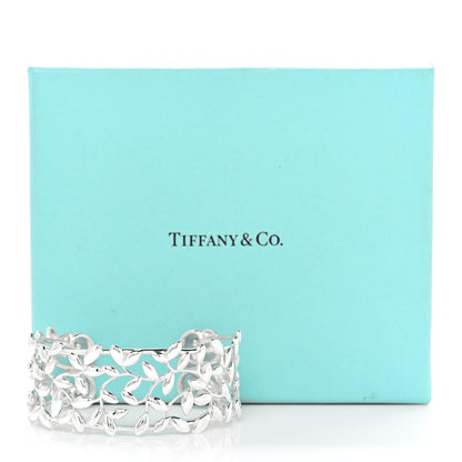 Tiffany Sterling Silver Paloma Picasso Olive Leaf Cuff Bracelet 4 of 4