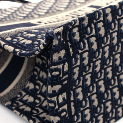 Christian Dior Oblique Book Tote Blue Multicolor 7 of 11
