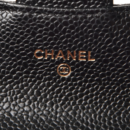 Chanel Caviar Quilted Flap Card Holder Black 6 of 9