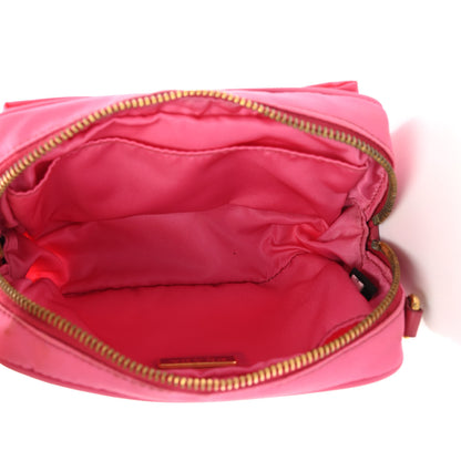 Prada Tessuto Nylon Bow Camera Bag Begonia 5 of 14
