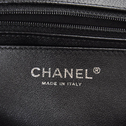 Chanel Caviar Jumbo Flap Black SHW 7 of 9