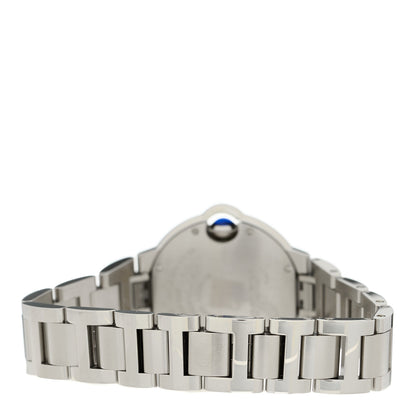 Cartier Stainless Steel Diamond Bezel 33mm Ballon Bleu De Cartier Automatic Watch 3 of 4