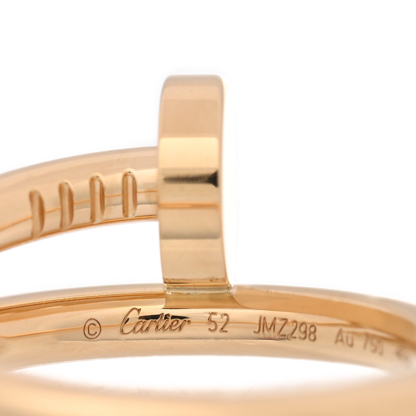 18K Yellow Gold Juste Un Clou Ring 52 6