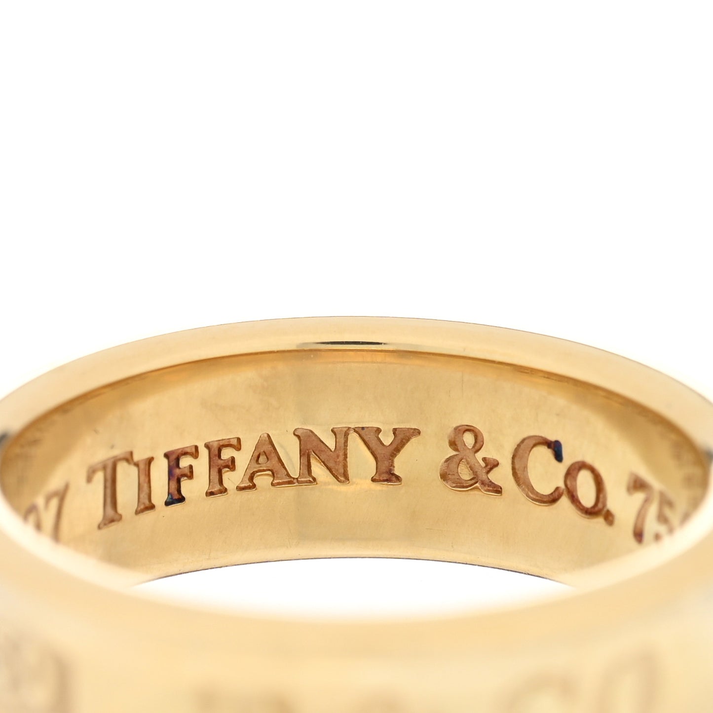 18K Yellow Gold 1837 Band Ring 50 5.5