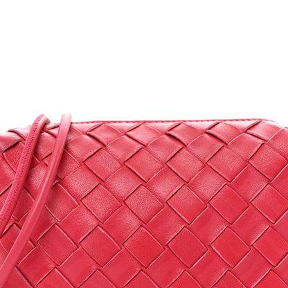 Bottega Veneta Nappa Intrecciato Mini Loop Camera Bag Cranberry 5 of 10