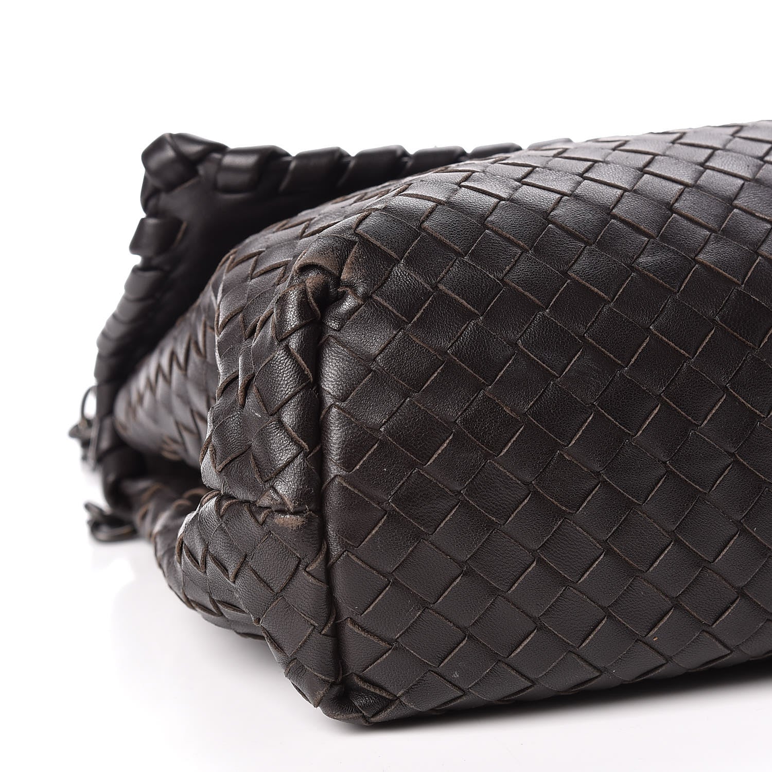 Bottega Veneta Nappa Intrecciato Large Olimpia Bag Ebano 5 of 17