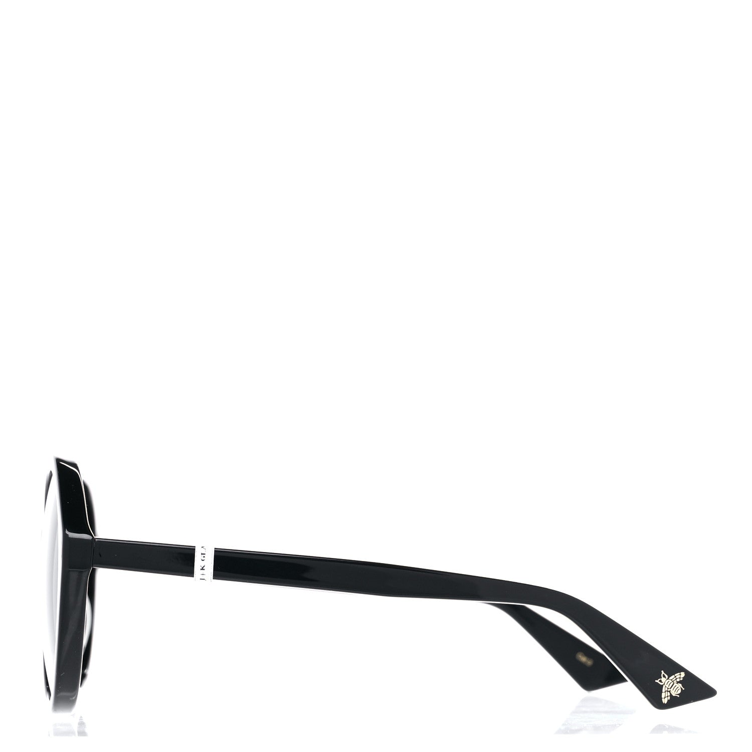 Gucci Acetate Round Sunglasses GG0023S Black 3 of 7