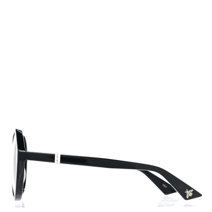 Gucci Acetate Round Sunglasses GG0023S Black 3 of 7