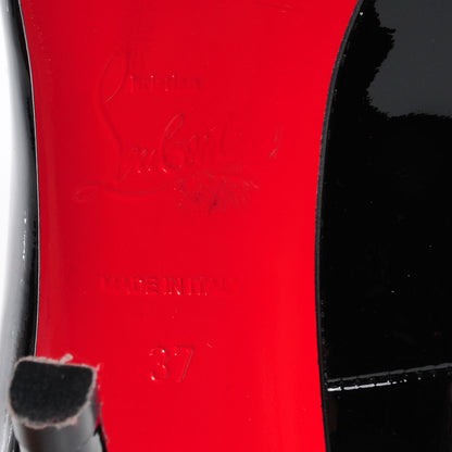 Christian Louboutin Patent Pigalle 85 Pumps 37 Black 6 of 7