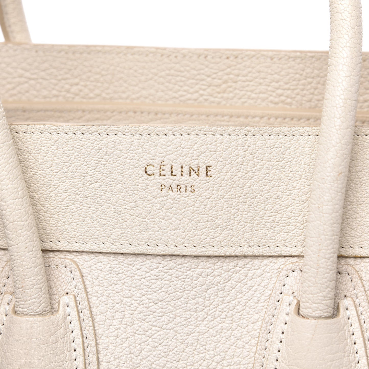 Goatskin Micro Luggage White