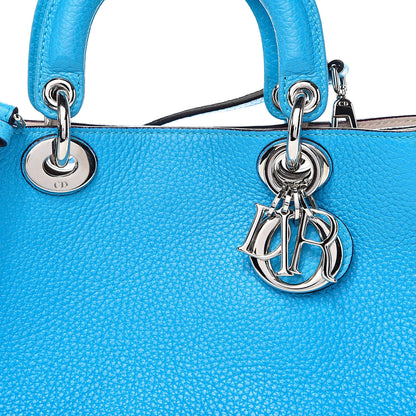 Christian Dior Bullcalf Mini Diorissimo Tote Bleu Nosy 11 of 12