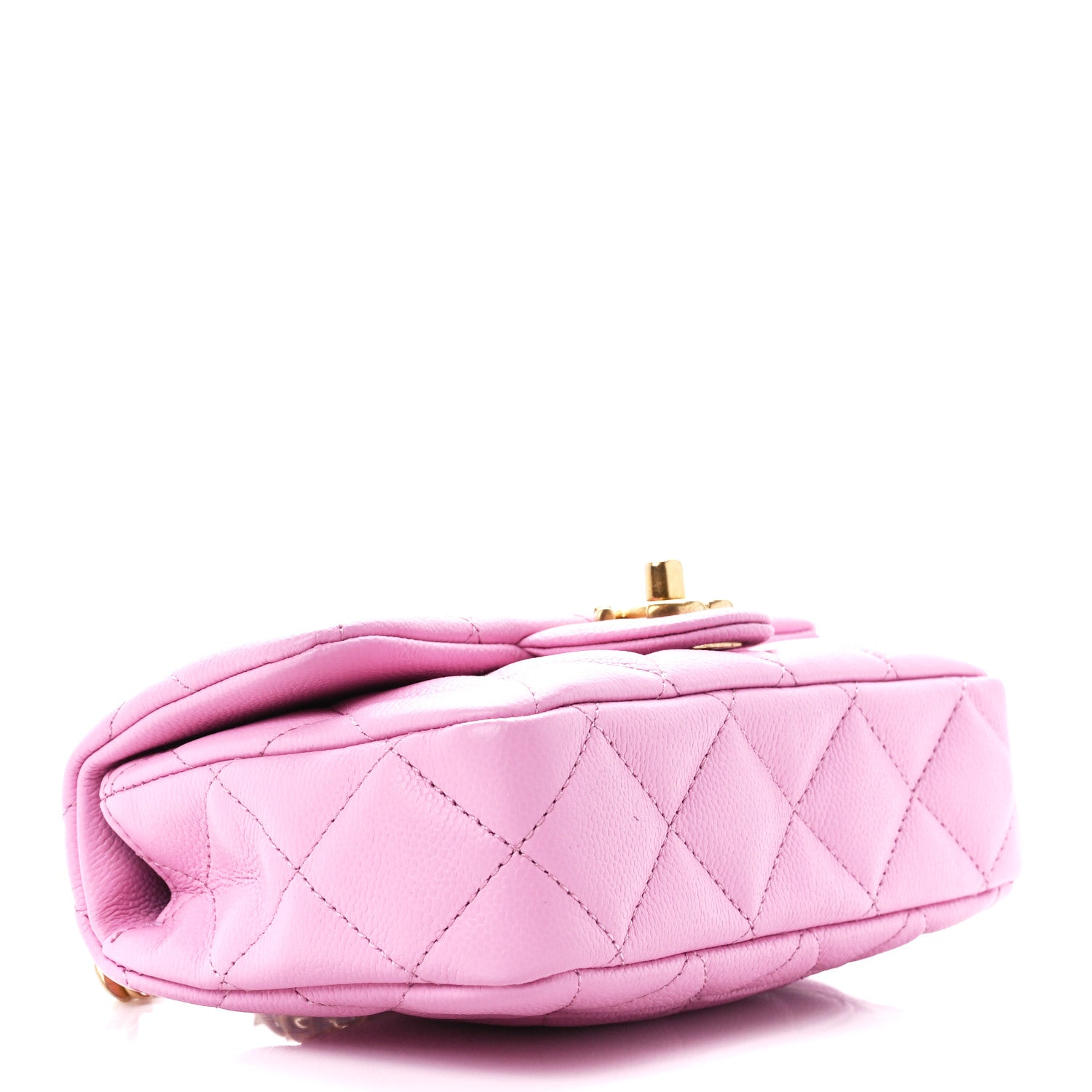 Chanel Caviar Quilted Mini Rectangular Sweetheart Flap Lilac 4 of 12