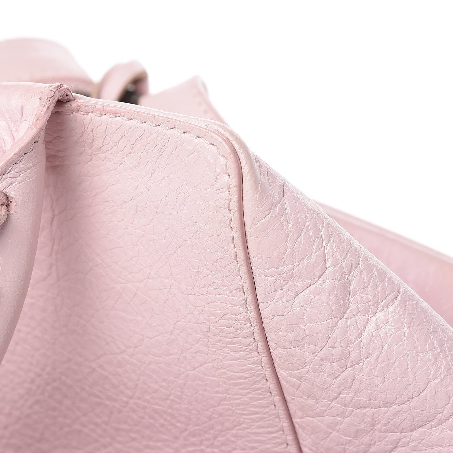 Balenciaga Agneau Classic Hardware Zip Traveler Backpack Rose Poudre Rose Petunia 10 of 16