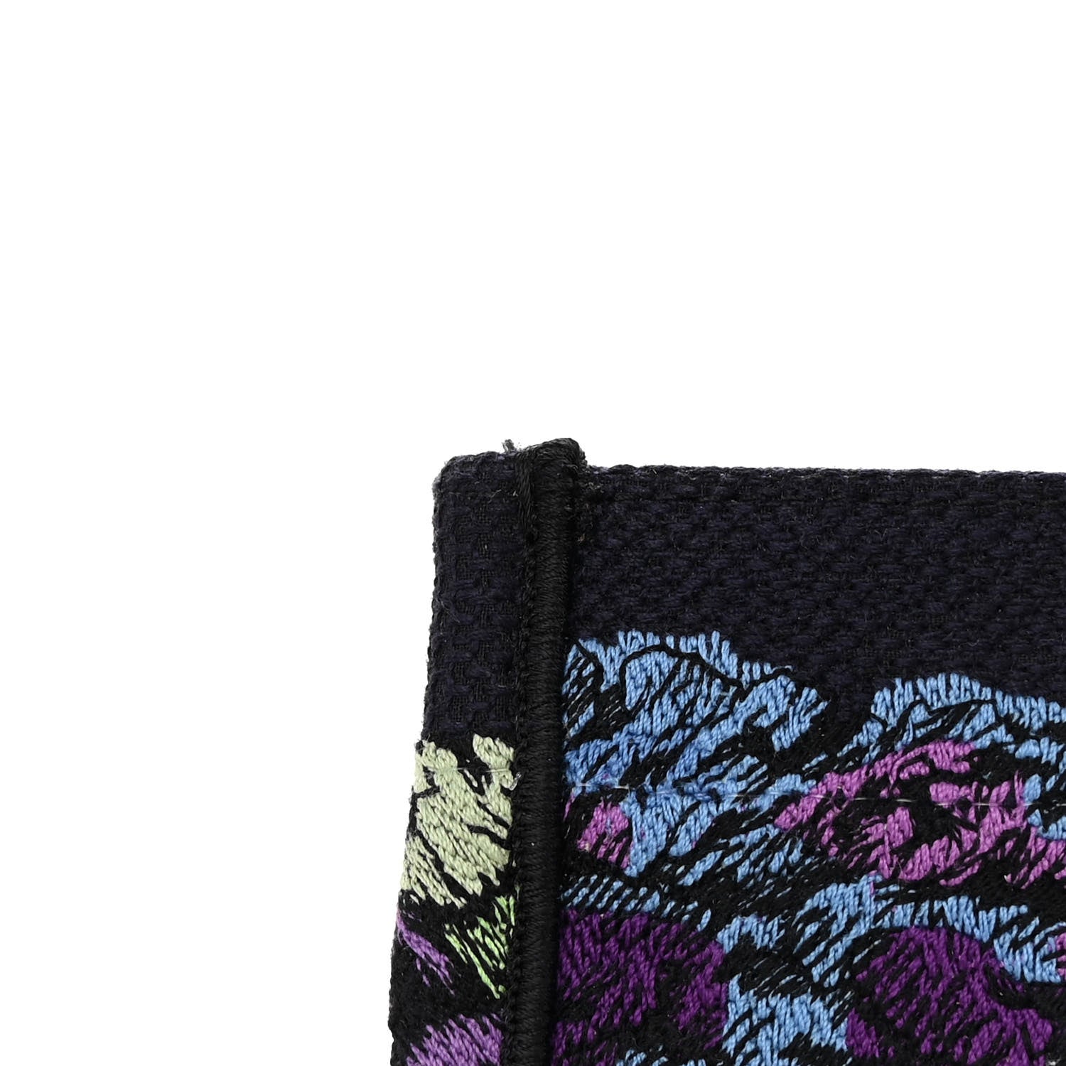 Christian Dior Canvas Embroidered Medium Toile de Jouy Voyage Book Tote Blue Multicolor 12 of 13