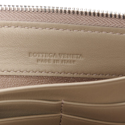 Bottega Veneta Nappa Intrecciato Zip Around Wallet Fume 6 of 9