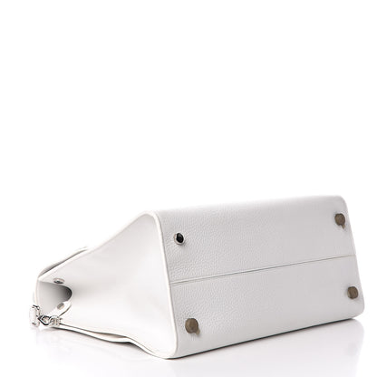 Christian Dior Bullcalf Large Diorever Flap White 4 of 9