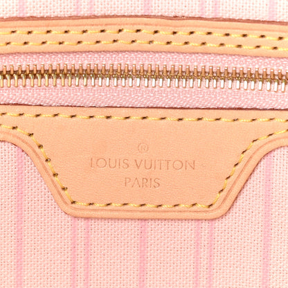 Louis Vuitton Damier Azur Neo Neverfull MM Rose Ballerine 7 of 10