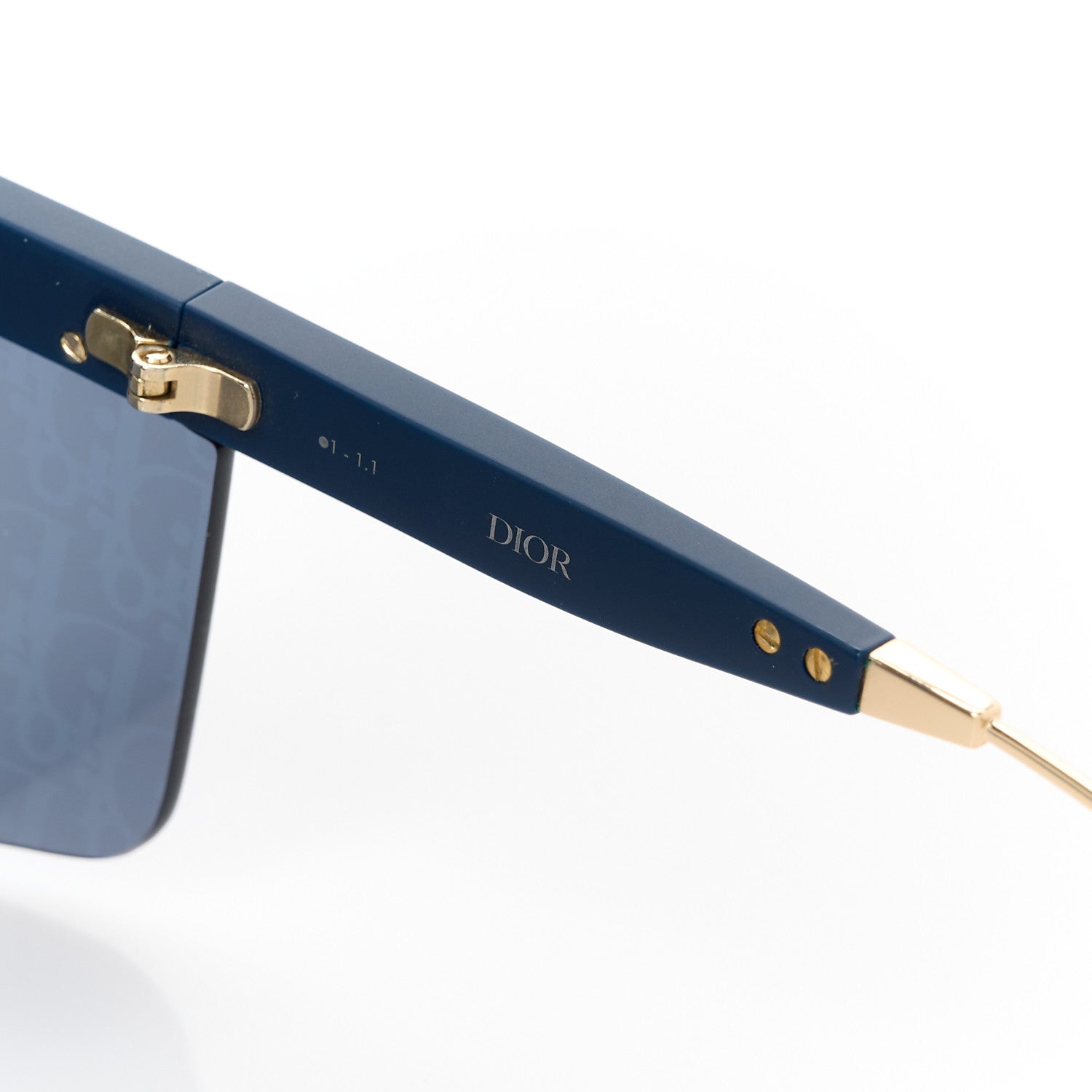 Christian Dior Oblique Diorclub M1U Mask Sunglasses Blue 6 of 8