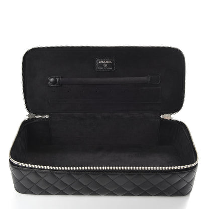 Chanel Lambskin Quilted Large Jewelry Case Black 6 of 11