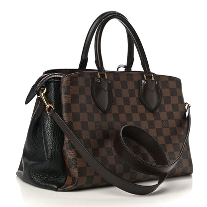 Louis Vuitton Cuir Taurillon Damier Ebene Normandy Black 3 of 10