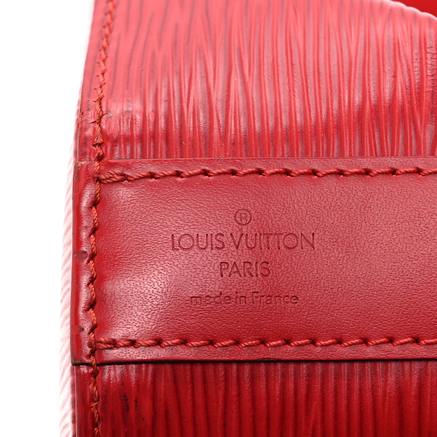 Louis Vuitton Epi Sac D'epaule Castillan Red 6 of 10