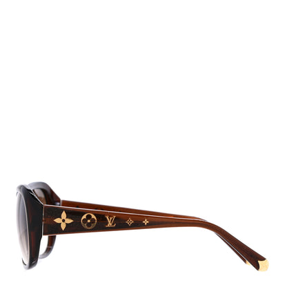 Louis Vuitton Acetate Obsession GM Sunglasses Z0459W Brown Glitter 2 of 7