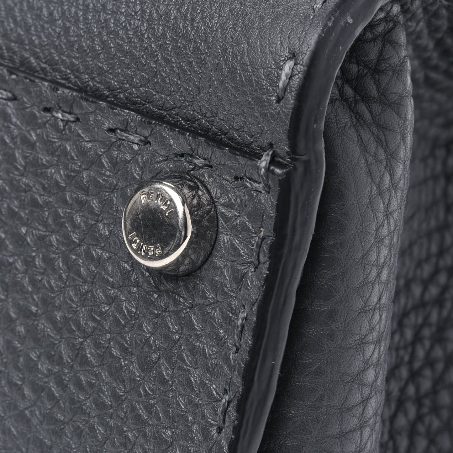 Cuoio Romano Selleria Bi-Color Medium Peekaboo Iconic Satchel Asfalto Latte