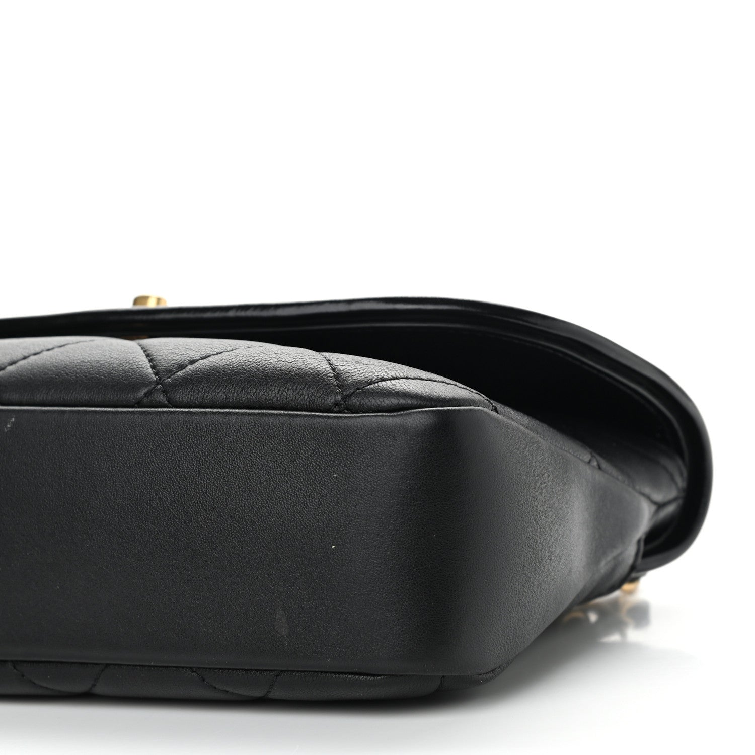 Chanel Lambskin Quilted Small La Parisienne Top Handle Flap Black 9 of 11