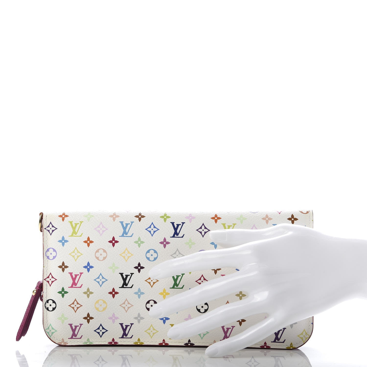 Louis Vuitton Monogram Multicolor Insolite Wallet White Figue 2 of 8