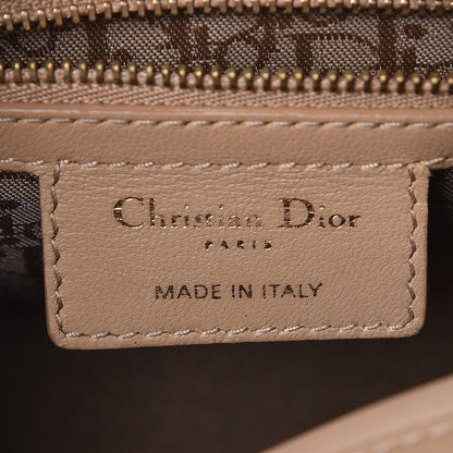 Christian Dior Lambskin Cannage Medium Lady Dior Beige 8 of 10