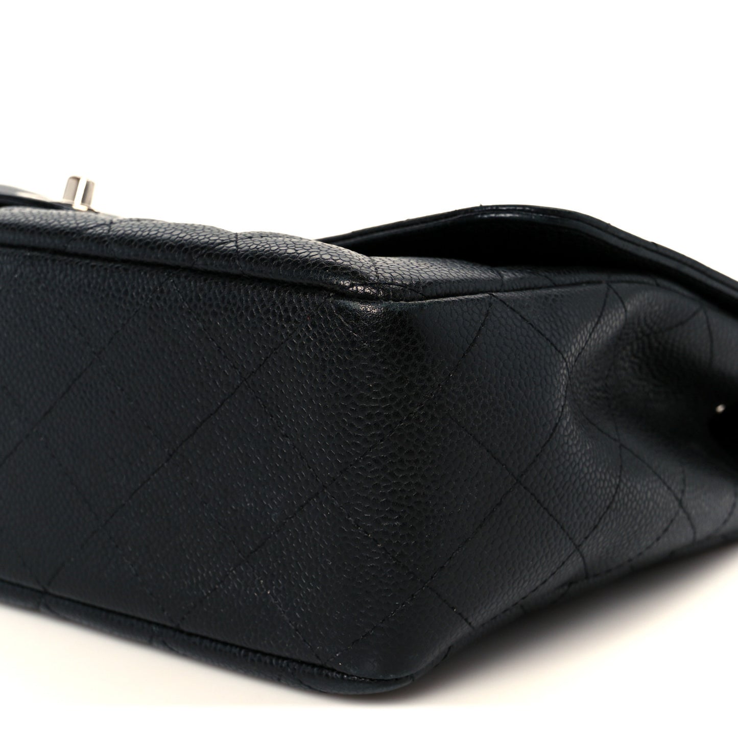 Caviar Quilted Jumbo Single Flap Black