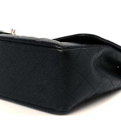 Chanel Caviar Quilted Jumbo Single Flap Black 11 of 12