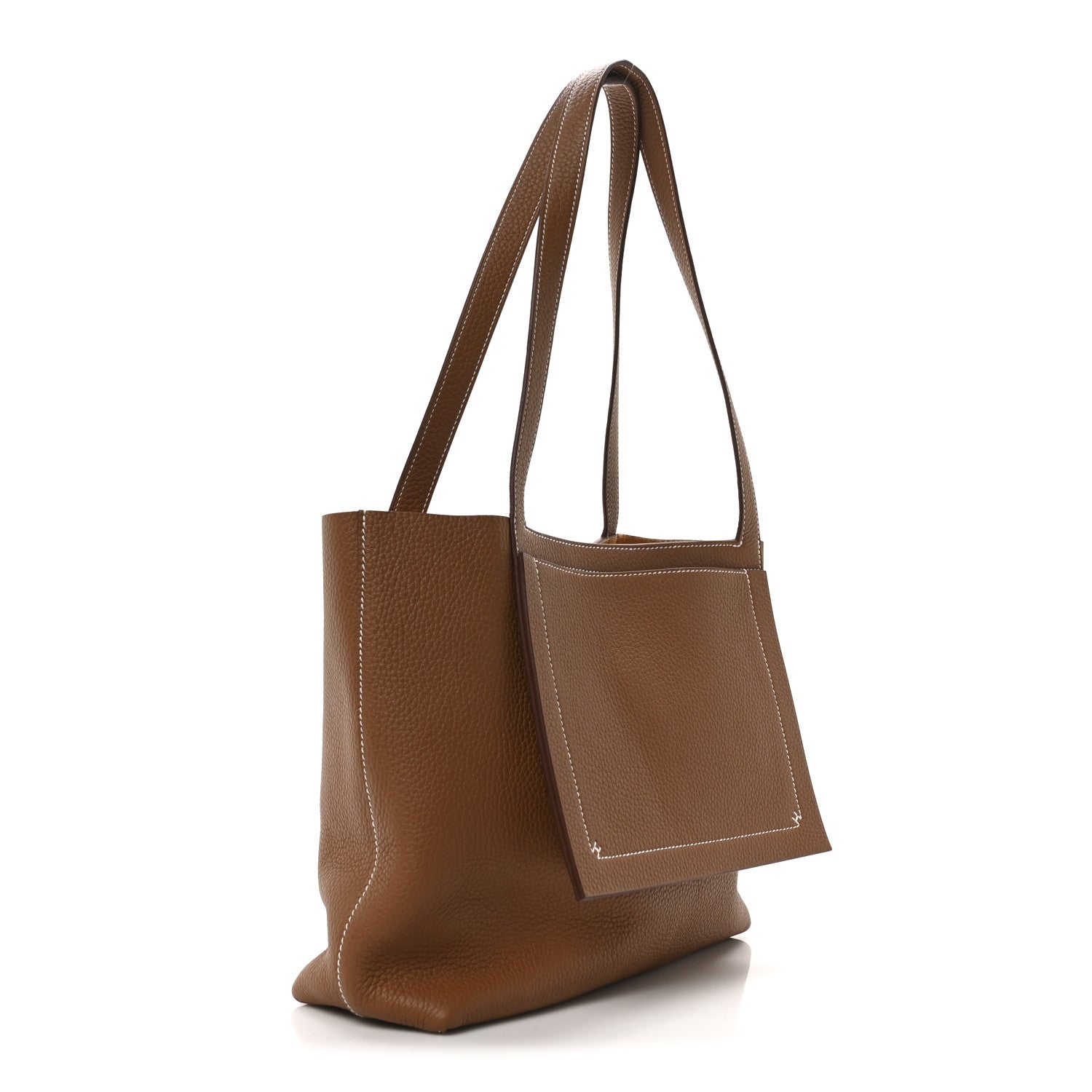Hermes Taurillon Clemence 31 Cabasellier Gold 3 of 9