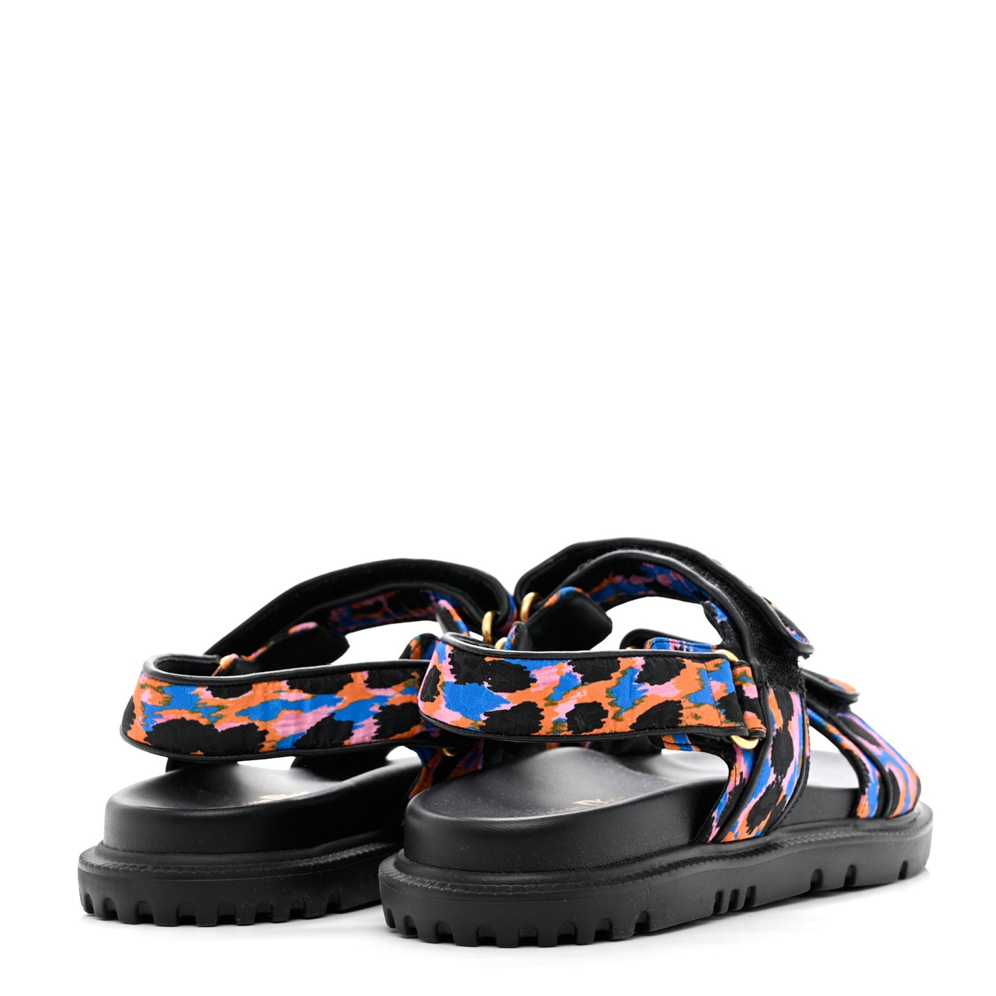 Technical Fabric Mizza Print DiorAct Sandals 38 Multicolor