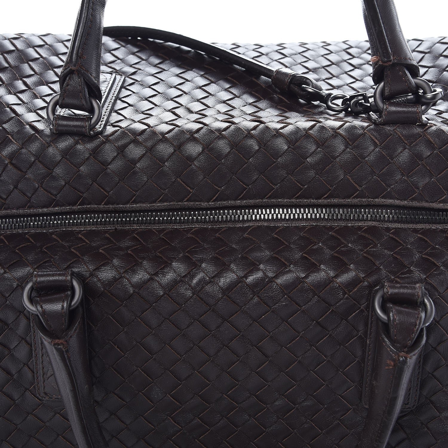 Bottega Veneta Nappa Intrecciato Maxi Convertible Tote Ebano 24 of 25