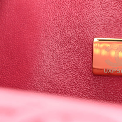 Chanel Caviar Quilted Small Double Flap Dark Pink 7 of 11