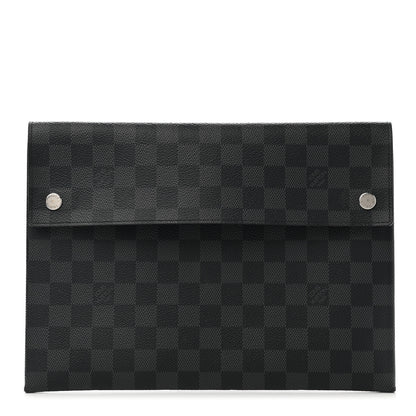 Louis Vuitton Damier Graphite Large Alpha Pochette 1 of 7