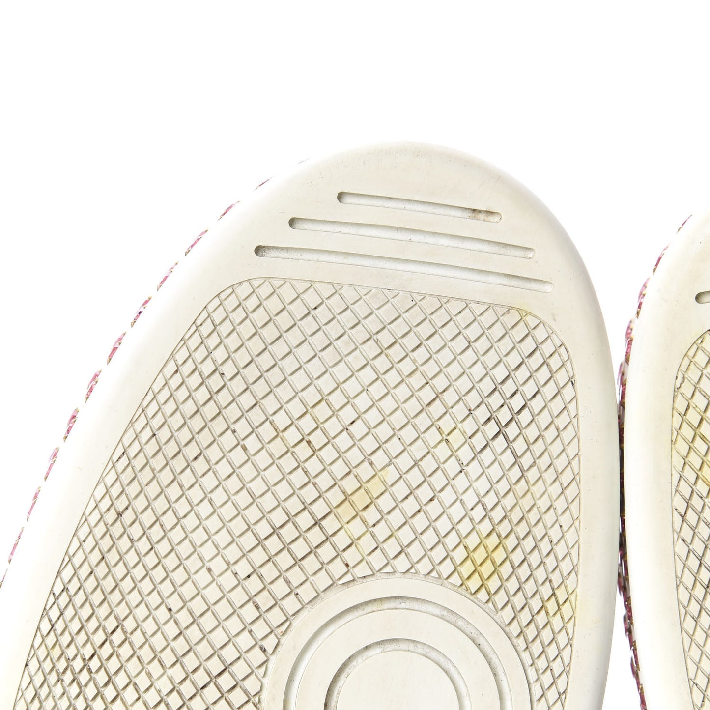 Laminated Nappa Crystal Web Bee Embroidered Trapuntata Womens Ace Platform Sneakers 36.5 Argento
