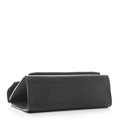Louis Vuitton Soft Calfskin Mylockme Chain Bag BB Black 4 of 10