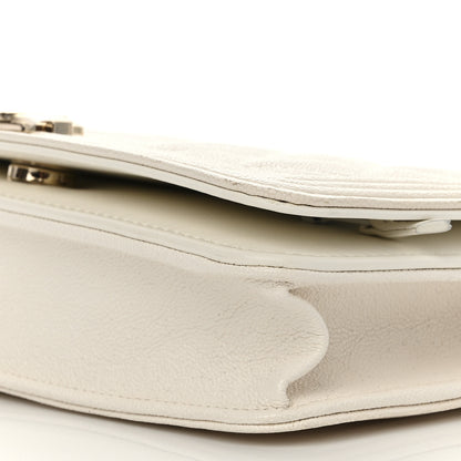 Chanel Caviar Quilted Boy Wallet On Chain WOC White 11 of 13