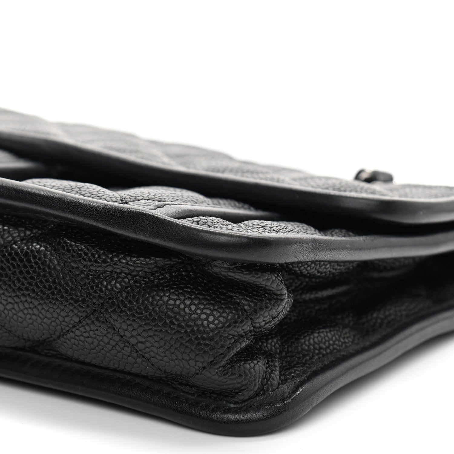Chanel Caviar Quilted Medium French Riviera Flap Black 10 of 12