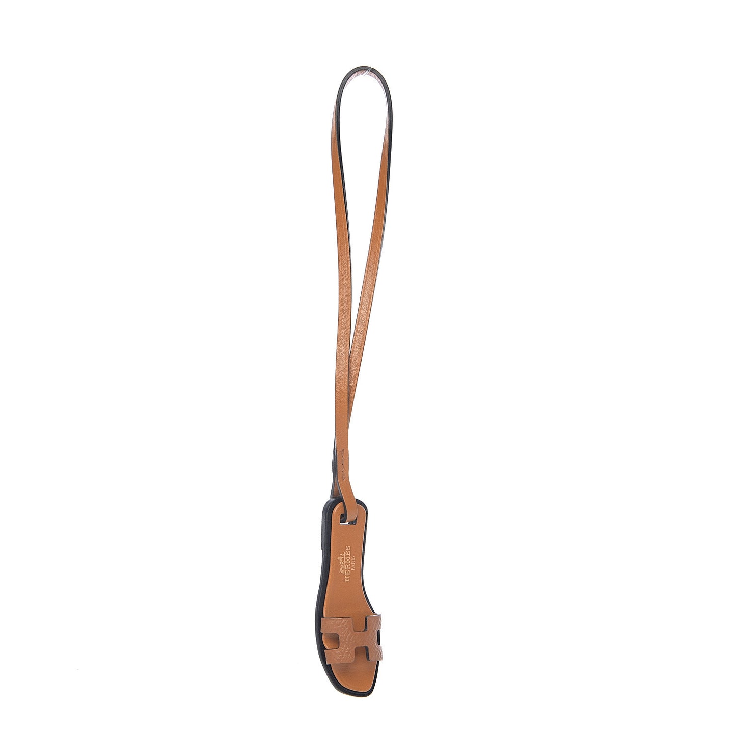 Epsom Butler Calfskin Hunter Oran Nano Bag Charm Gold