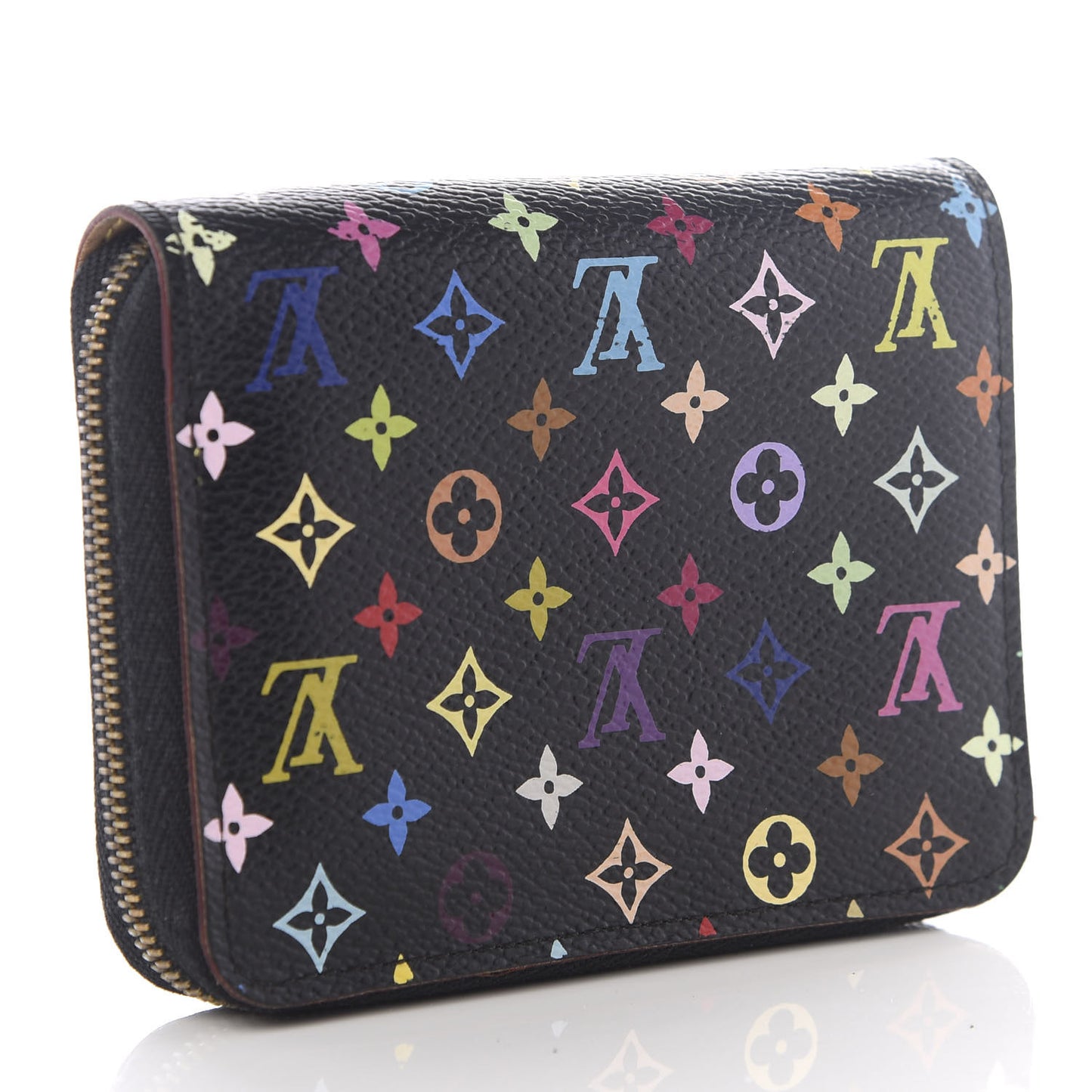 Monogram Multicolor Zippy Coin Purse Black